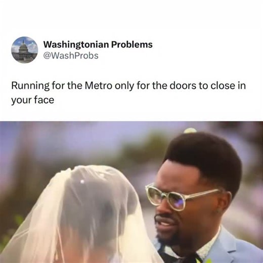 Washingtonian Problems | The pain, especially when you’re running late 😫💀 | Instagram