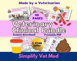 Veterinary Clinical Bundle: Hematology, Urinalysis, Fecal Parasites, Ectoparasites, Skin and Ear Cytology - Etsy