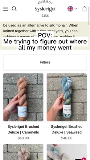 #CapCut #yarn #yarntok #crochet #knit Hobbies require more money 💰 than I currently possess 😅