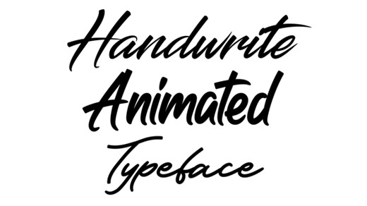 Animated Typeface