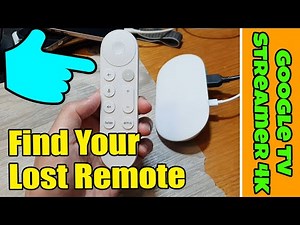 🔍 How to Find Your Lost Remote on Google TV Streamer 4K 📺