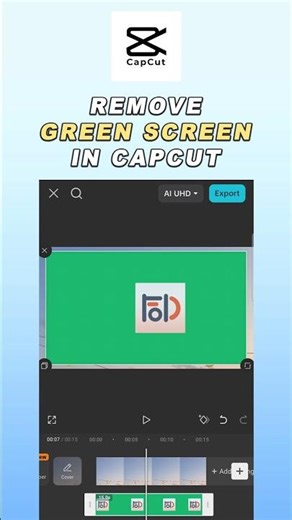 How To Remove Green Screen In Capcut #capcut #greenscreen