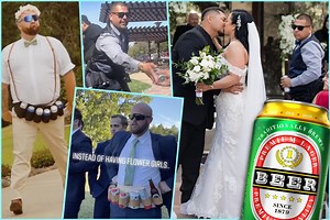 I swapped flower girls for ‘beer boys’ at my boozy wedding ceremony