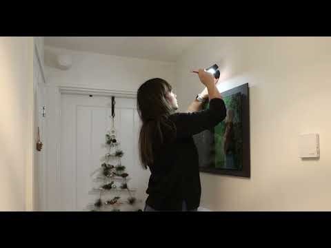 BuildCraft Set of 2 Rechargeable Wall Lights with Remote