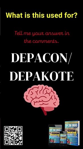 Top 200 Drugs: Depacon/Depakote & its Uses, Benefits & Details! #shorts