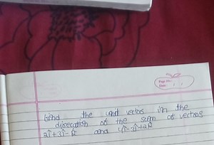 Find the unit vector in the direction of the sum of vectors 2\h... | Filo