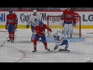 George Parros Injury Video: Canadiens Fighter Falls Face-First To Ice During Colton Orr Fight, Suffers Concussion [WATCH]