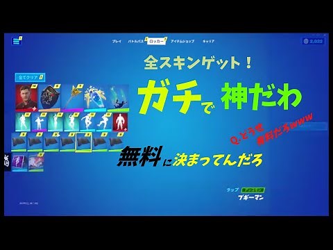 フォトナで全スキンゲットする方法 (PC限定) #全スキン #フォートナイト