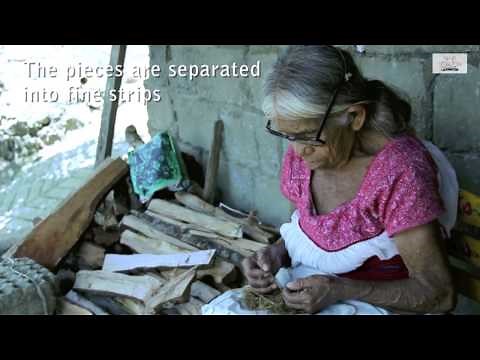 Amate Paper process in San Pablito México.
