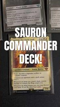 SAURON THE DARK LORD | COMMANDER DECK