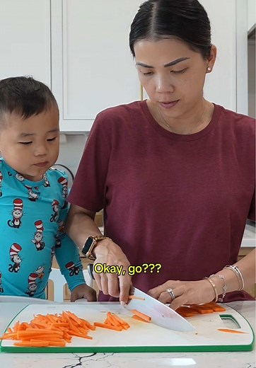 Cooking Dinner with My Sweet Toddler