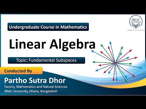Four Fundamental Subspaces | Row and Column Space, Null and Left Null Space | Linear Algebra