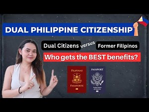 Dual Citizenship: Hidden BENEFITS & DISADVANTAGES | Philippines