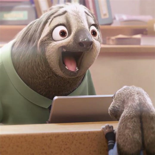 The Funniest DMV Scene Ever 😂 | Zootopia Sloth Joke