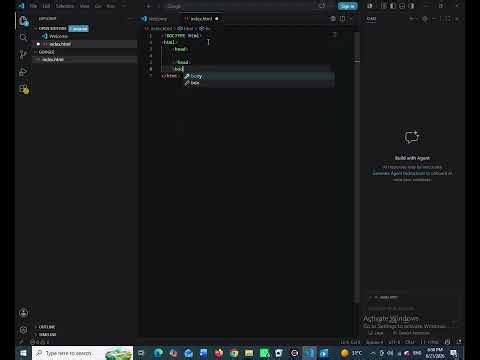 أول صفحة HTML باستخدام Visual Studio Code | دورة HTML للمبتدئين #2