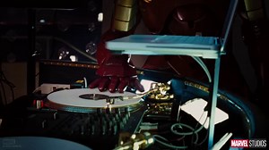 DJ Iron Man on the 1's and 2's. #HappyNewYear from all of us at Marvel Studios. | Marvel Studios
