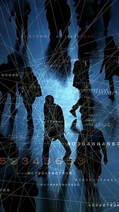 Exploring Abstract Figures Blending Motion with Dynamic Data Connections in Visuals