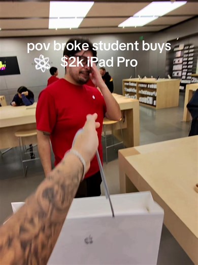 pov broke student buys $2k iPad Pro #fyp #shopping #apple #2026 #CapCut