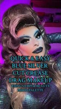 Quick & Easy Blue Drag Makeup GRWM💙 ✨