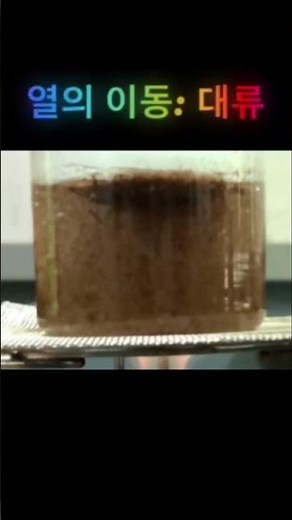 열의 이동방법: 대류! #대류 #전도 #복사 #Conduction #Convection #Radiation #과학실험 #ScientificExperiments