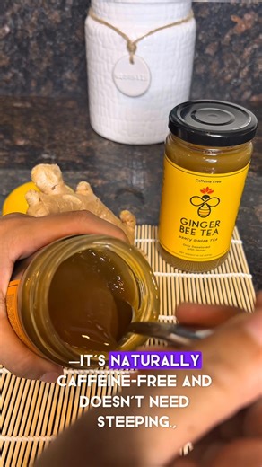 Tea, a concoction, a brew, call it what you want, it's delicious! Here's the ⭐⭐⭐⭐⭐ proof: "I love the soothing sips when I drink my Ginger Bee Tea. Brings me back to the present after a chaotic day, or first thing in the morning before a hectic day begins. I love that there are few ingredients." — Lindsay | Ginger Bee Tea