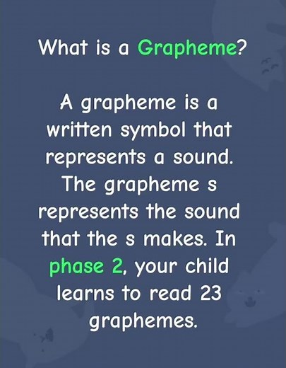 What is a grapheme?