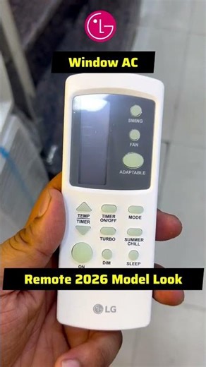 Lg window AC remote control | lg non inverter window AC remote remote