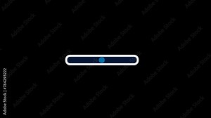 Loading bar, text loading bar, loading dots and uploading bar 2d animation Stock Video
