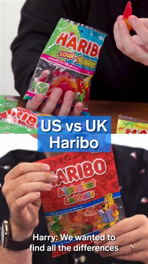 39K views · 198 reactions | From exclusive items to portion sizes, we wanted to find all the differences between Haribo in the US and the UK. This is "Food Wars." | Insider Food | Facebook