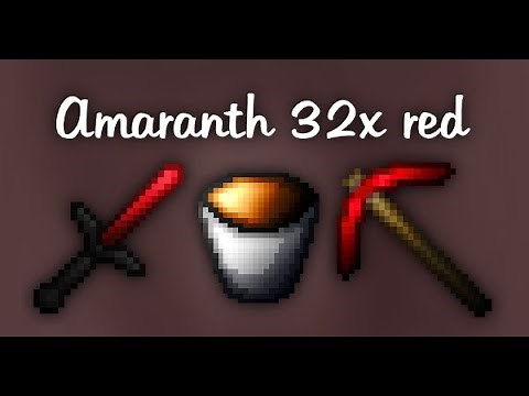 Texture-Pack Showcase | Amaranth 32x red