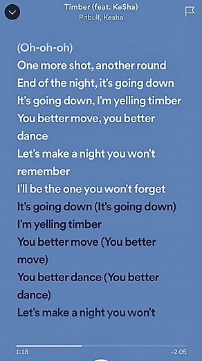 Pitbull & Kesha Timber Song Lyrics and Sped Up Version