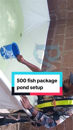 Fishpond Tarpaulin Setup Training in Ghana