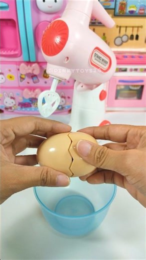 ASMR Unboxing Mixing Candy Beating Egg Mixer Toy Set | Satisfying Toy Play with Pinky Toys #shorts