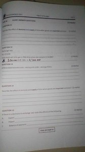 Grade 12 Economics Assignment 3 — Test I: Short Answer Question... | Filo