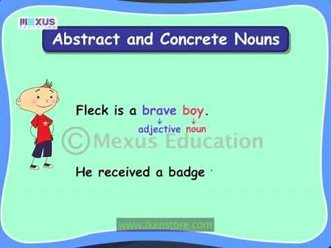 Abstract and Concrete Nouns | English Grammar | iken | ikenedu | ikenApp