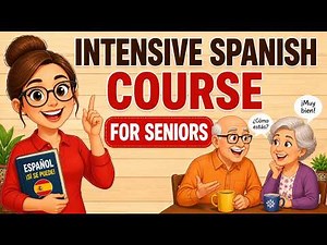 COMPLETE INTENSIVE SPANISH COURSE FROM ZERO FOR SENIORS. SPEAK FROM DAY ONE.