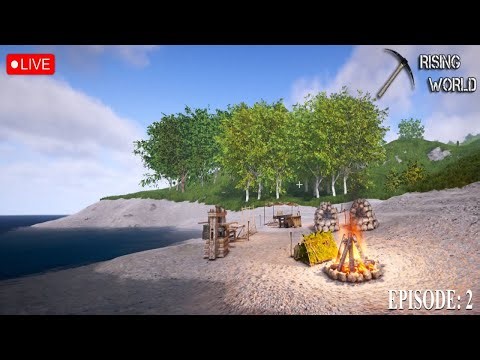 EXPLORING THE MAP & COLLECTING RESOURCES! / RISING WORLD / ~ S2 EPISODE: 2