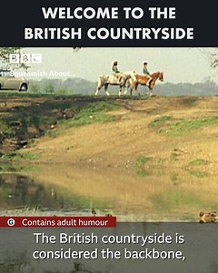 Welcome to the British countryside! It’s exactly like this, promise. 🐏🚜😆 | BBC Two