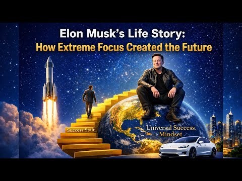 🔥 Elon Musk Biography: The Untold Story Behind Tesla, SpaceX & His Success