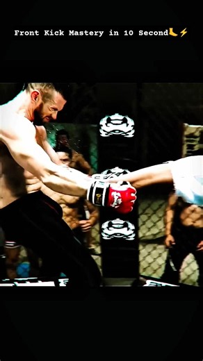 Front Kick Mastery in 10 Second🦶⚡.. #martialarts #frontkick #selfdefense #kicktutorial