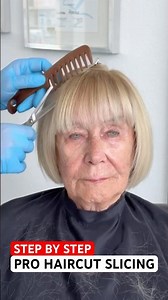 STEP BY STEP PRO HAIRCUT SLICING TECHNIQUE: Complete Tutorial Linked Below! 🔥🔥🔥