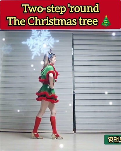 Two-step 'round the Christmas tree linedance | 크리스마스 라인댄스 2025