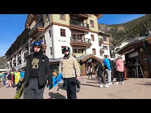 Taos Ski Valley New Mexico Base Area Walk Thru. Beautiful! New Mexico Taos Ski. March 12, 2024.