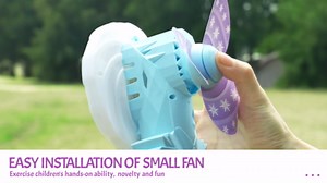 Bubble Wand for Kids Girls, Bubble Machine with Color-Changing LED Light, USB-C Rechargeable, Windmill Lollipop Design - Gifts Toys Ages 3+ for Toddlers, Easter, Outdoor, Birthday, Party Use