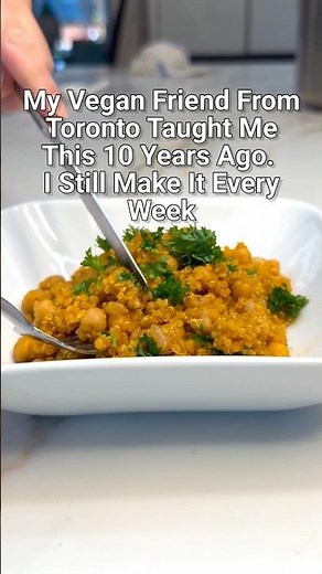 Chickpea Quinoa Pilaf - 30 Minutes, One Pan, Complete Meal - Free Vegan Recipe