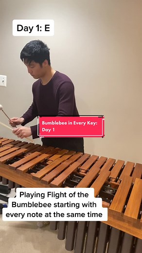 Choosing the Next Note: Flight of the Bumblebee Marimba Challenge