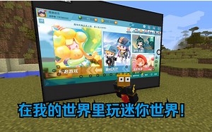 在 我 的 世 界 里 玩 迷 你 世 界