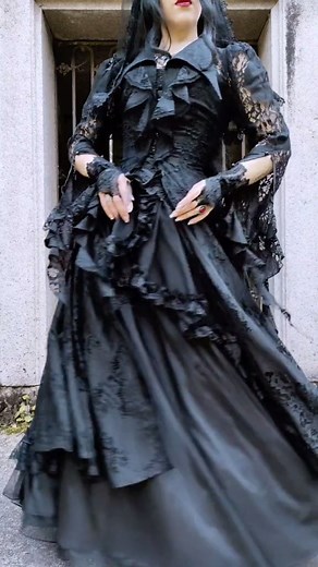 1M views · 10K reactions | Model @hekate_nocturnal wears a beautiful...