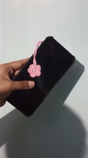 Cute Crochet phone charm ✨🌷#crochet#handmade#phonecharm#handmade#new#shorts#diy#tutorial#trending