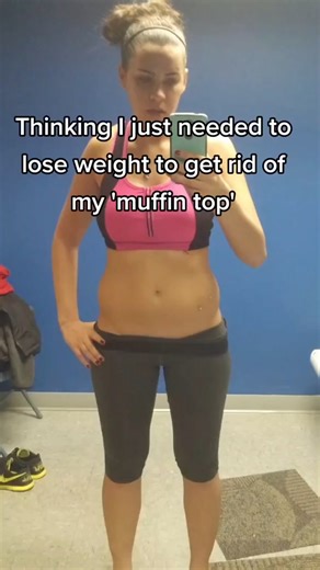 You *cannot* get rid of hip dips, they're literally your bone structure, but for some people like myself, growing your glutes and leg muscles can reduce their appearance. #hipdips #muffintop #hipdipsworkout #glutes #transformation #weightloss #musclebuilding #weightlifting | AlphaWmn